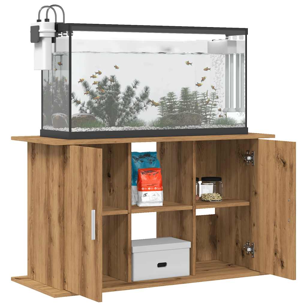 Supporto Acquario 101x41x58 cm Multistrato Rovere Artigianale