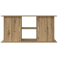 Supporto per acquario artigianale in rovere 121x41x58 cm in legno ingegnerizzato 857283