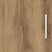 Supporto per acquario artigianale in rovere 121x41x58 cm in legno ingegnerizzato 857283