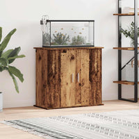vidaXL Supporto Acquario 81x36x73 cm in Legno Multistrato Legno Antico