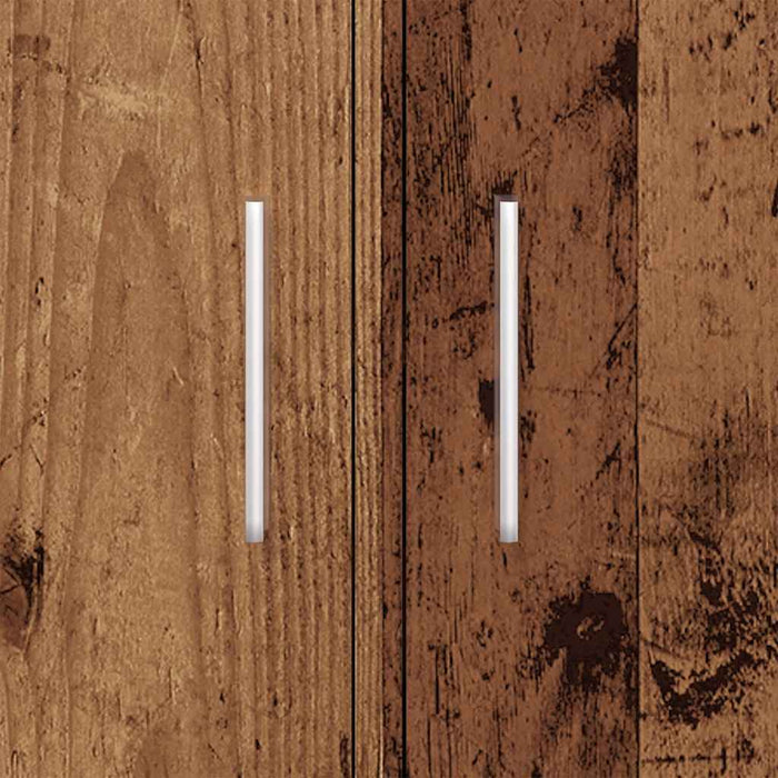 vidaXL Supporto Acquario 81x36x73 cm in Legno Multistrato Legno Antico