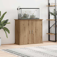 Supporto per acquario artigianale in rovere 81x36x73 cm in legno ingegnerizzato 857285