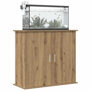 vidaXL Supporto Acquario 81x36x73 cm Multistrato Rovere Artigianale