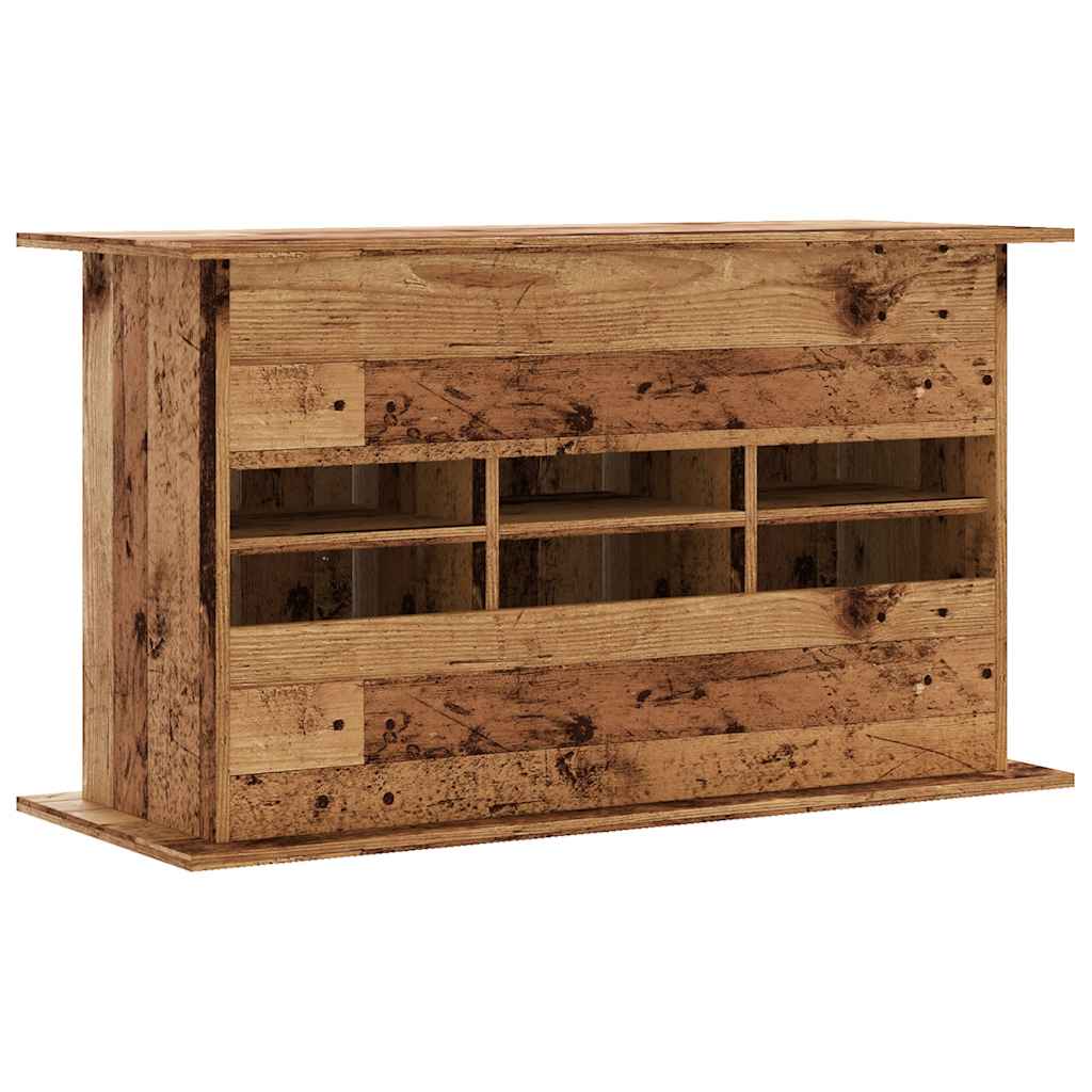 vidaXL Supporto Acquario 101x41x58cm in Legno Multistrato Legno Antico