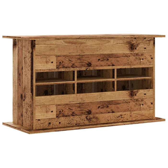 vidaXL Supporto Acquario 101x41x58cm in Legno Multistrato Legno Antico