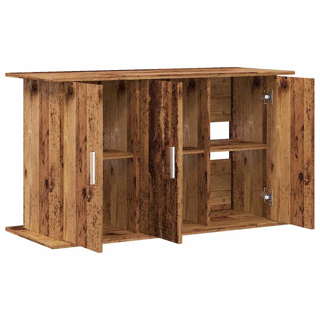 vidaXL Supporto Acquario 101x41x58cm in Legno Multistrato Legno Antico