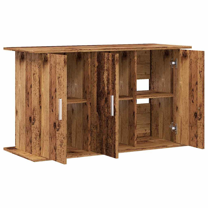 vidaXL Supporto Acquario 101x41x58cm in Legno Multistrato Legno Antico