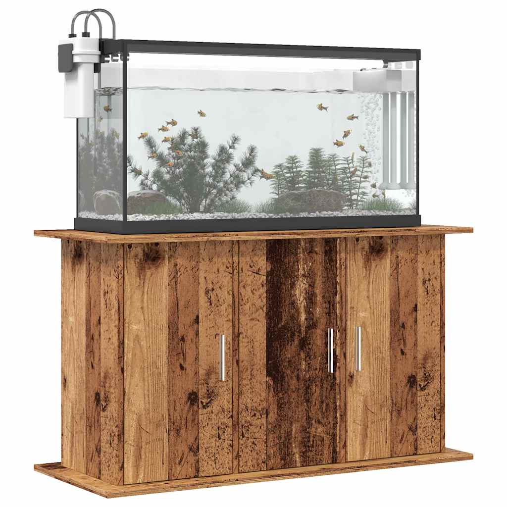 vidaXL Supporto Acquario 101x41x58cm in Legno Multistrato Legno Antico
