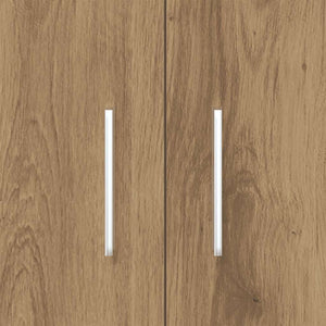 vidaXL Supporto Acquario 101x41x58 cm Multistrato Rovere Artigianale