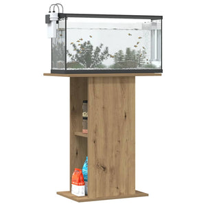 Supporto per acquario artigianale in rovere 36x60,5x72,5 cm in legno ingegnerizzato 857289