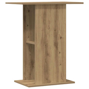 Supporto per acquario artigianale in rovere 36x60,5x72,5 cm in legno ingegnerizzato 857289
