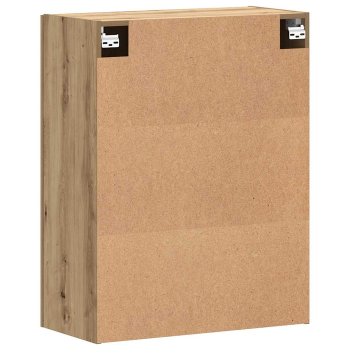 Mobile a Parete Rovere Artigianale 69,5x34x90 cm 857293