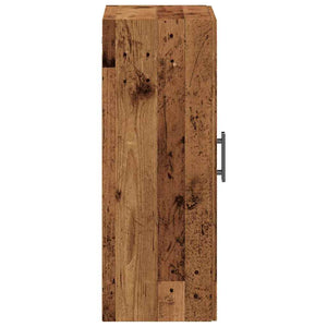 Mobile a Parete Legno Antico 69,5x34x90 cm 857294