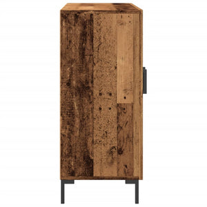 Credenza Legno Antico 90x34x80 cm in Legno Multistrato 857314