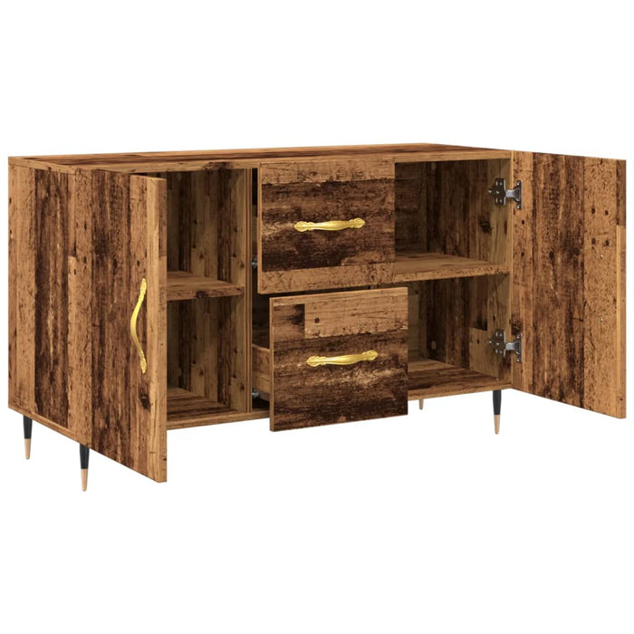 vidaXL Credenza Legno Antico 100x36x60 cm in Legno Multistrato