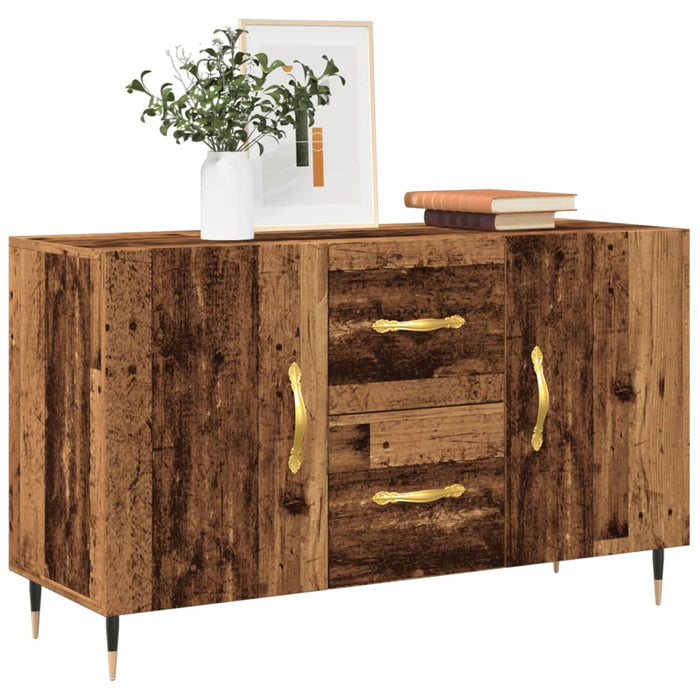vidaXL Credenza Legno Antico 100x36x60 cm in Legno Multistrato