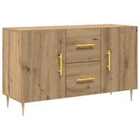 Credenza-Buffet-Armadio da cucina Rovere Artigianale 100x36x60 cm in Legno Multistrato 948315