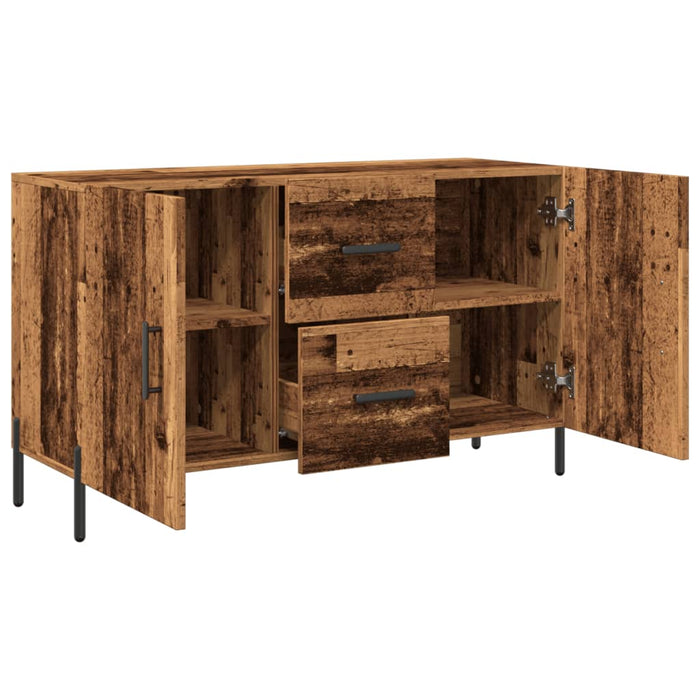 vidaXL Credenza Legno Antico 100x36x60 cm in Legno Multistrato