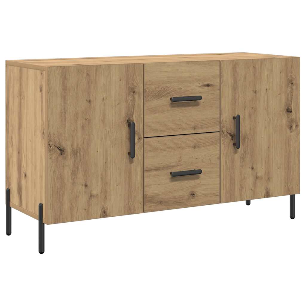 vidaXL Credenza Rovere Artigianale 100x36x60 cm in Legno Multistrato