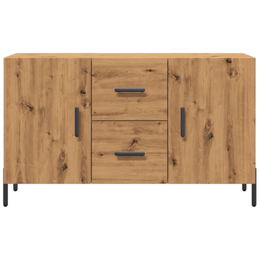 Credenza Rovere Artigianale 100x36x60 cm in Legno Multistrato 857321