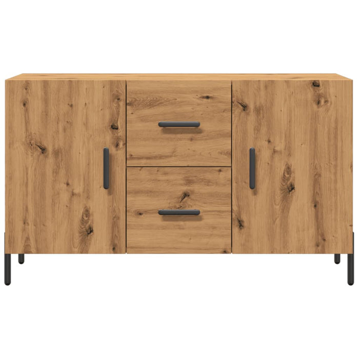 Credenza Rovere Artigianale 100x36x60 cm in Legno Multistrato 857321