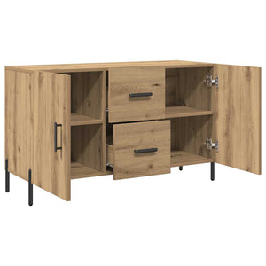Credenza Rovere Artigianale 100x36x60 cm in Legno Multistrato 857321