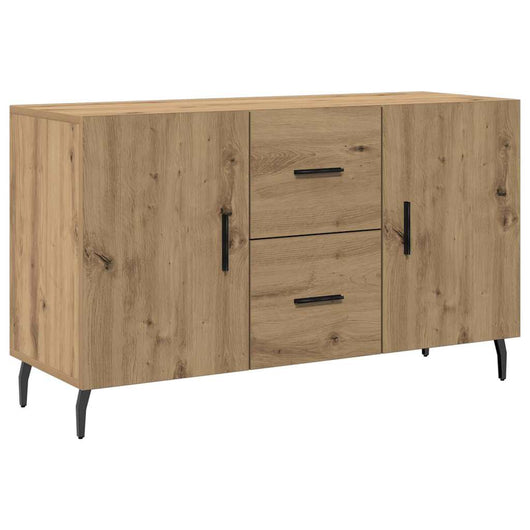 vidaXL Credenza Rovere Artigianale 100x36x60 cm in Legno Multistrato