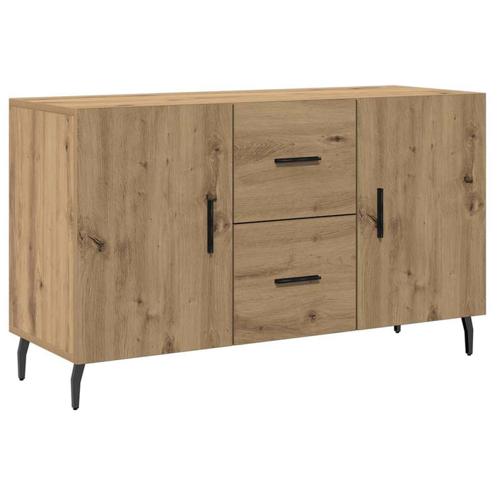 vidaXL Credenza Rovere Artigianale 100x36x60 cm in Legno Multistrato