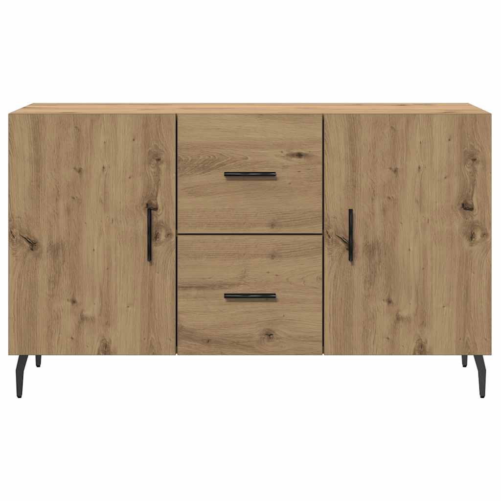Credenza Rovere Artigianale 100x36x60 cm in Legno Multistrato 857323