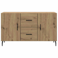 Credenza Rovere Artigianale 100x36x60 cm in Legno Multistrato 857323