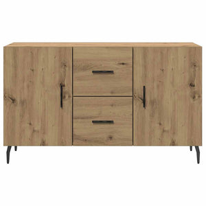 Credenza Rovere Artigianale 100x36x60 cm in Legno Multistrato 857323