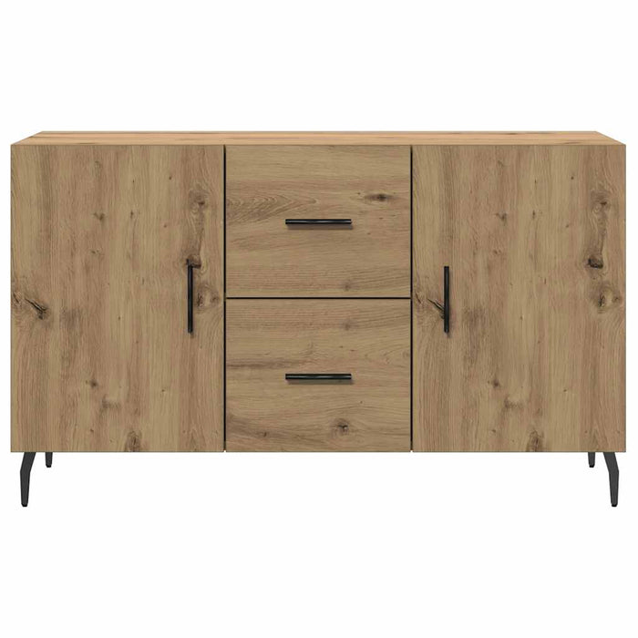 Credenza Rovere Artigianale 100x36x60 cm in Legno Multistrato 857323