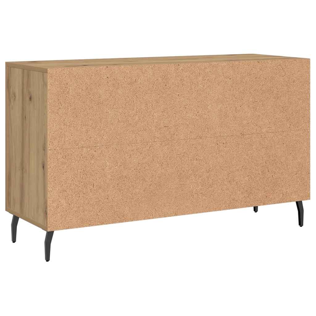 vidaXL Credenza Rovere Artigianale 100x36x60 cm in Legno Multistrato