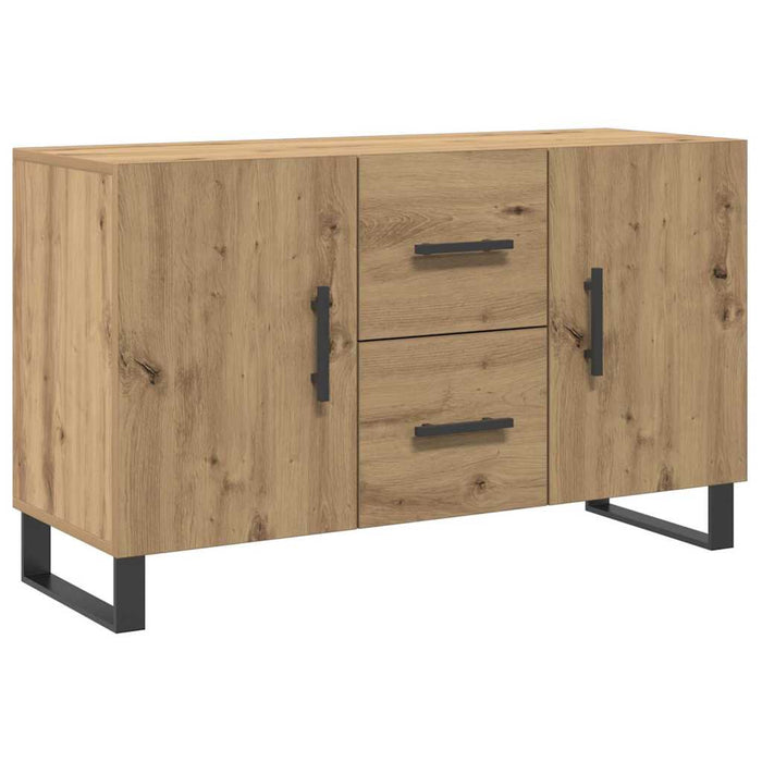 vidaXL Credenza Rovere Artigianale 100x36x60 cm in Legno Multistrato