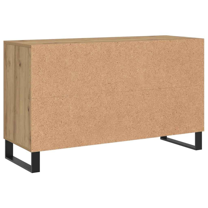 vidaXL Credenza Rovere Artigianale 100x36x60 cm in Legno Multistrato