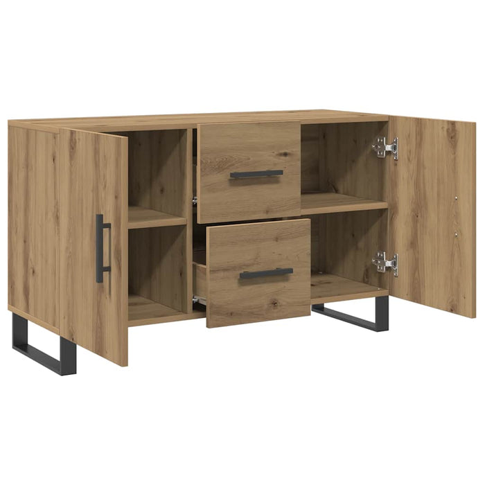 vidaXL Credenza Rovere Artigianale 100x36x60 cm in Legno Multistrato