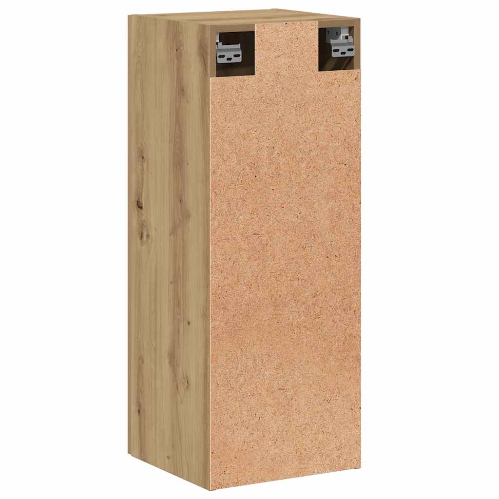 Mobile a Parete Rovere Artigianale 34,5x34x90 cm in Truciolato 857335