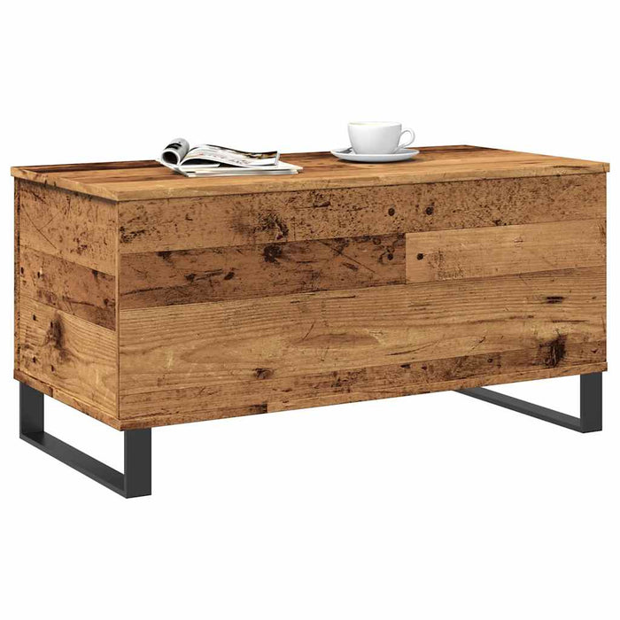 vidaXL Tavolino da Salotto Legno Antico 90x44,5x45 cm in Truciolato
