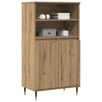 vidaXL Credenza Rovere Artigianale 60x36x110 cm in Legno Multistrato