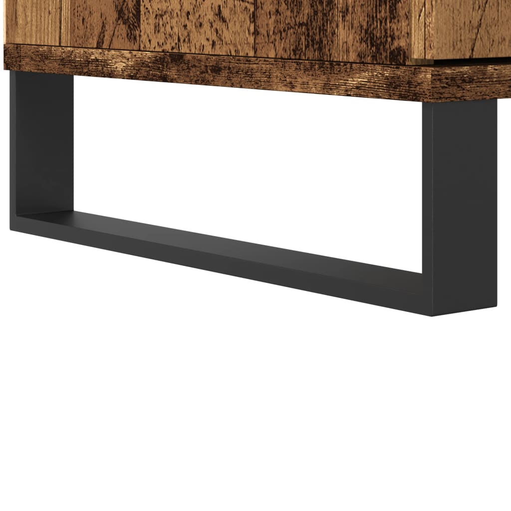 Credenza-Buffet-Armadio da cucina Legno Antico 60x36x110 cm in Legno Multistrato 478232