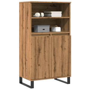 Credenza Rovere Artigianale 60x36x110 cm in Legno Multistrato 857461