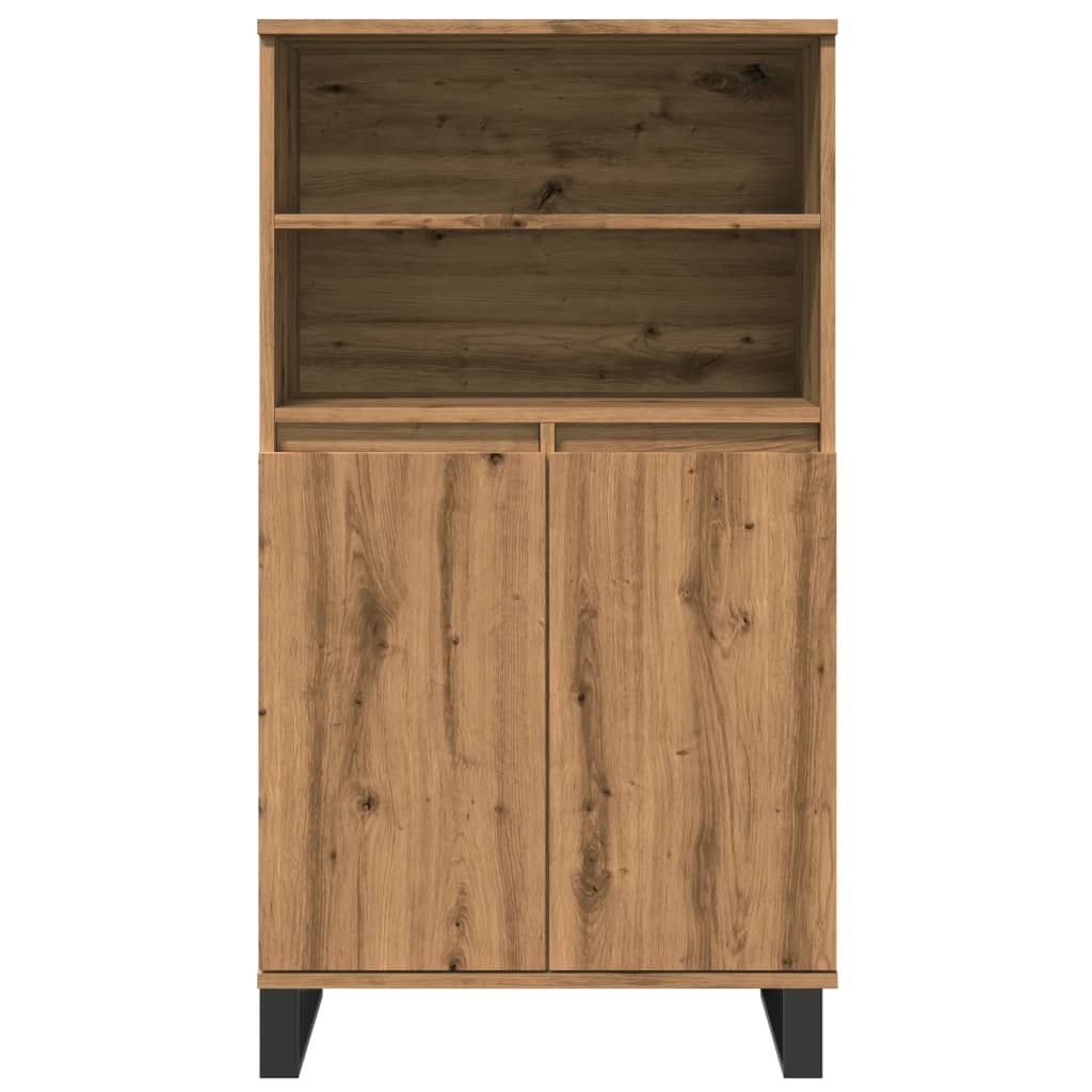 Credenza Rovere Artigianale 60x36x110 cm in Legno Multistrato 857461
