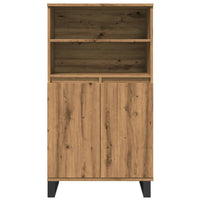 Credenza Rovere Artigianale 60x36x110 cm in Legno Multistrato 857461