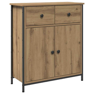 Credenza Rovere Artigianale 70x30x80 cm in Legno Multistrato 857471