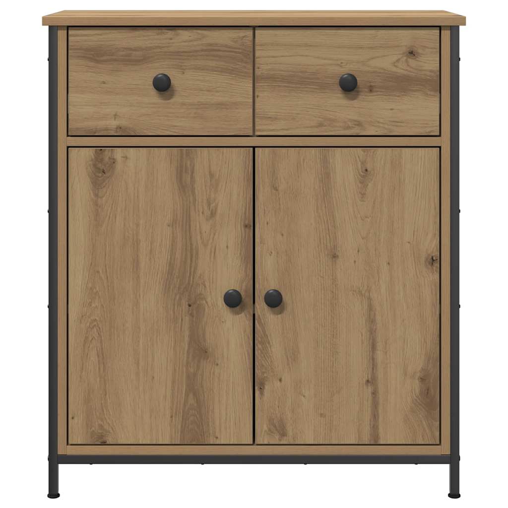 Credenza Rovere Artigianale 70x30x80 cm in Legno Multistrato 857471