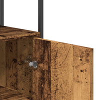 vidaXL Credenza Legno Antico 70x30x80 cm in Legno Multistrato