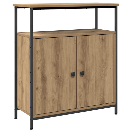 vidaXL Credenza Rovere Artigianale 70x30x80 cm in Legno Multistrato