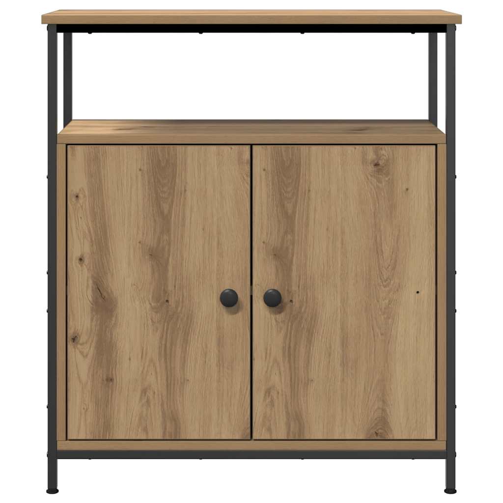 vidaXL Credenza Rovere Artigianale 70x30x80 cm in Legno Multistrato