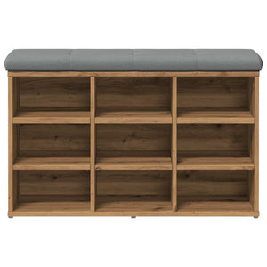 Scarpiera Rovere Artigianale 82x32x50 cm in Legno Multistrato 857624