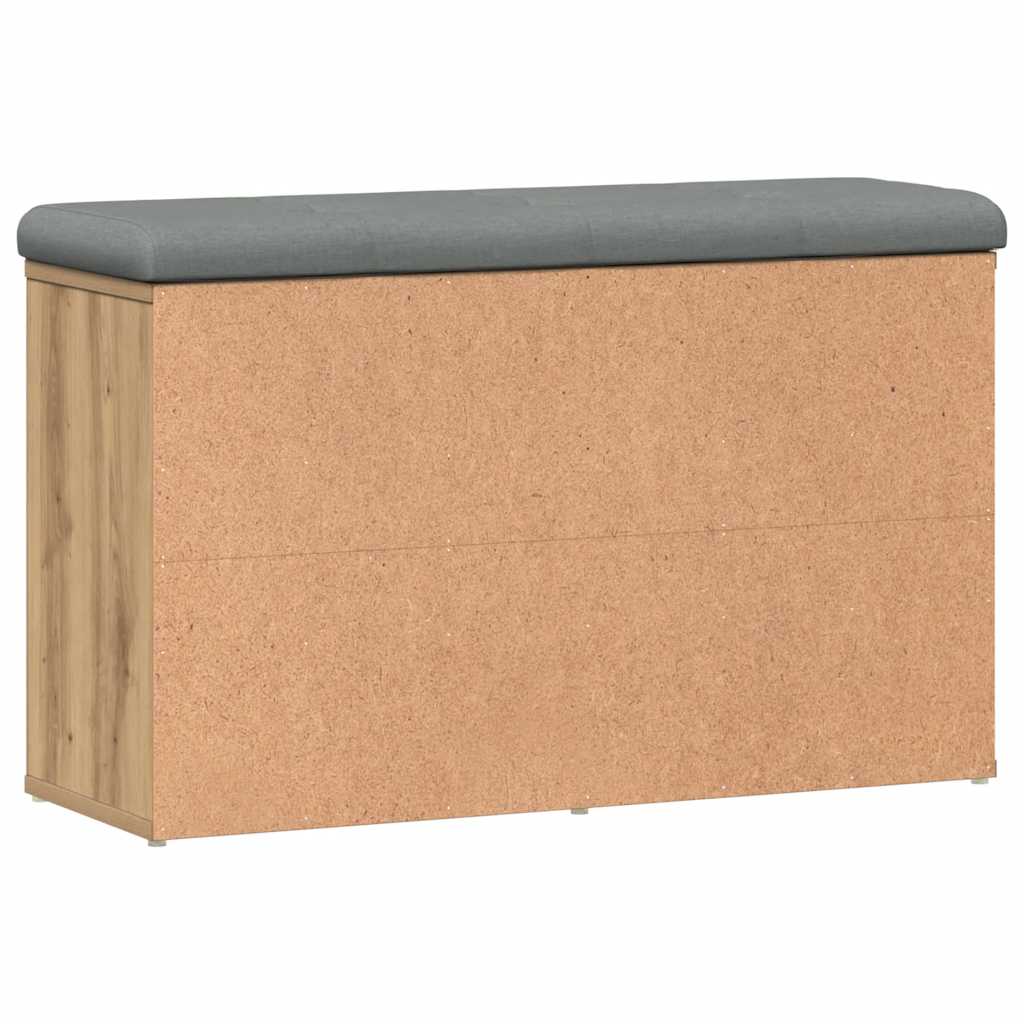 vidaXL Scarpiera Rovere Artigianale 82x32x50 cm in Legno Multistrato